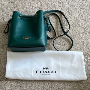 New Coach Green Crossbody Bag
